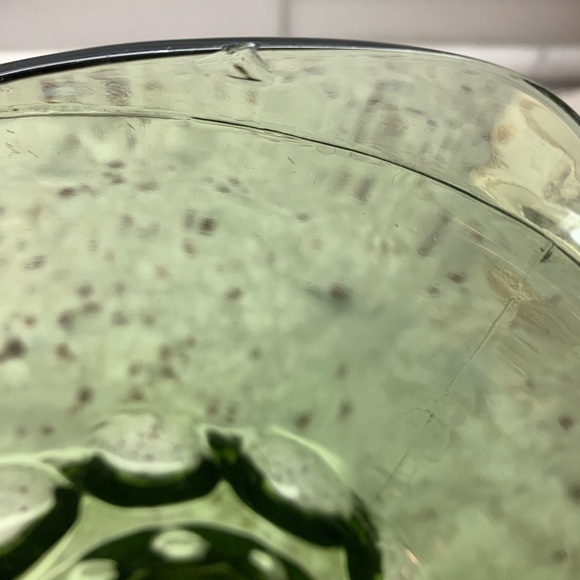 Vintage Hazel Atlas Avocado Green Small Thumbprint Tea/Water Pitcher - Picture 8 of 8